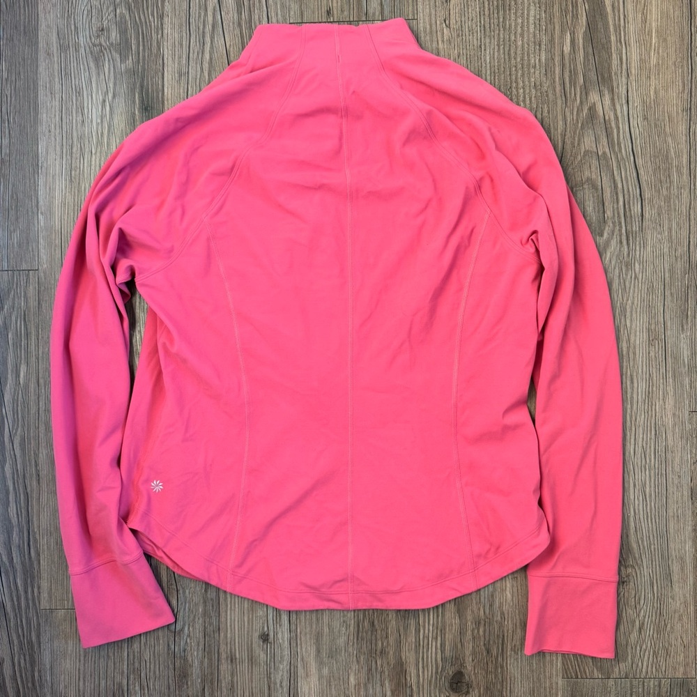 Athleta Salutation Jacket, Tulip Pink Size Xl #65… - image 5